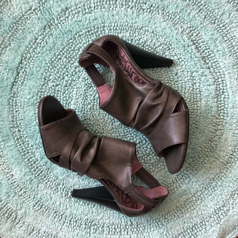 Unlisted open toe sandal heel